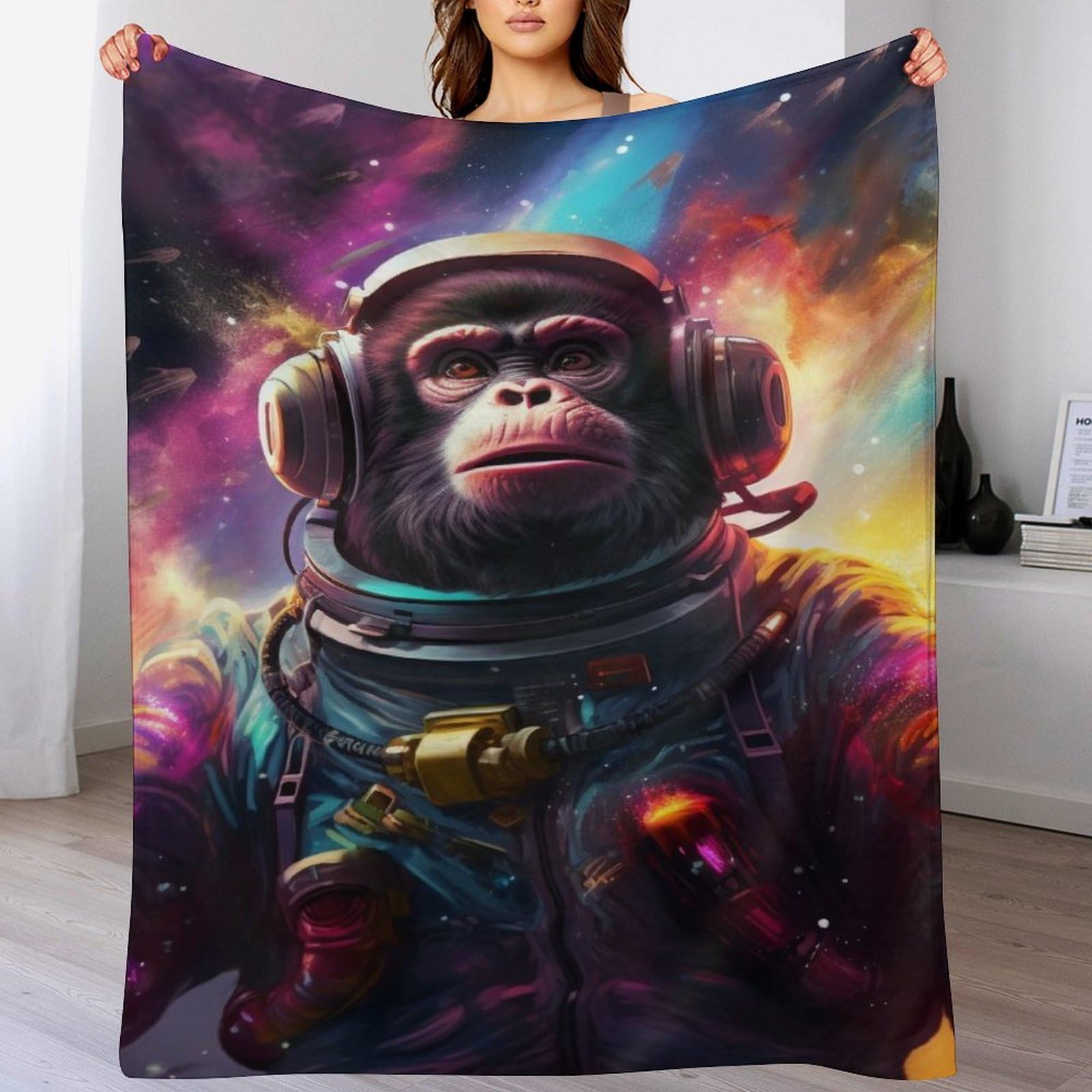Couverture singe pour enfants le cadeau réconfortant pour des nuits douces