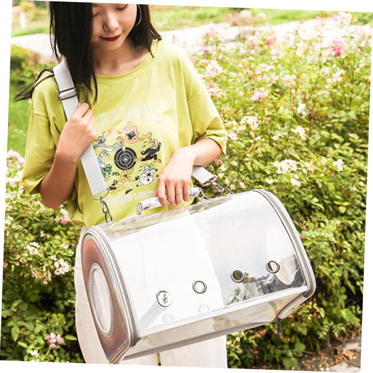 Totority Bird Carry Bag Bird Carrier Parrot Travel Carrier Zipper Design for Sightseeing Camping Hiking