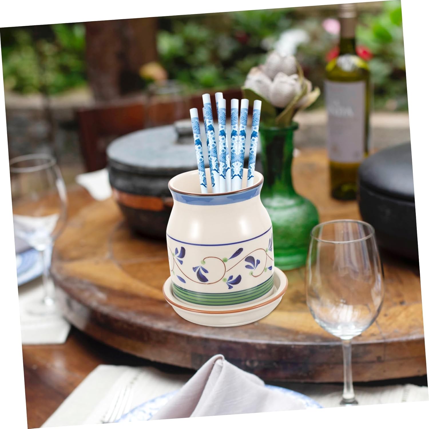 Chopstick Draining Holder Kitchen Cutlery Drying Rack Desktop Tableware Holder