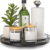 Vista 28 de Bandeja de baño de madera de roble de 12 pulgadas para mostrador, bandeja de tocador para perfume, loción, velas, maquillaje, joyería, fregadero