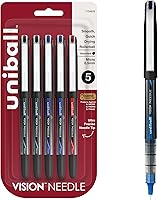 Vista 7 de uni-ball Vision Needle bolígrafos, Azul