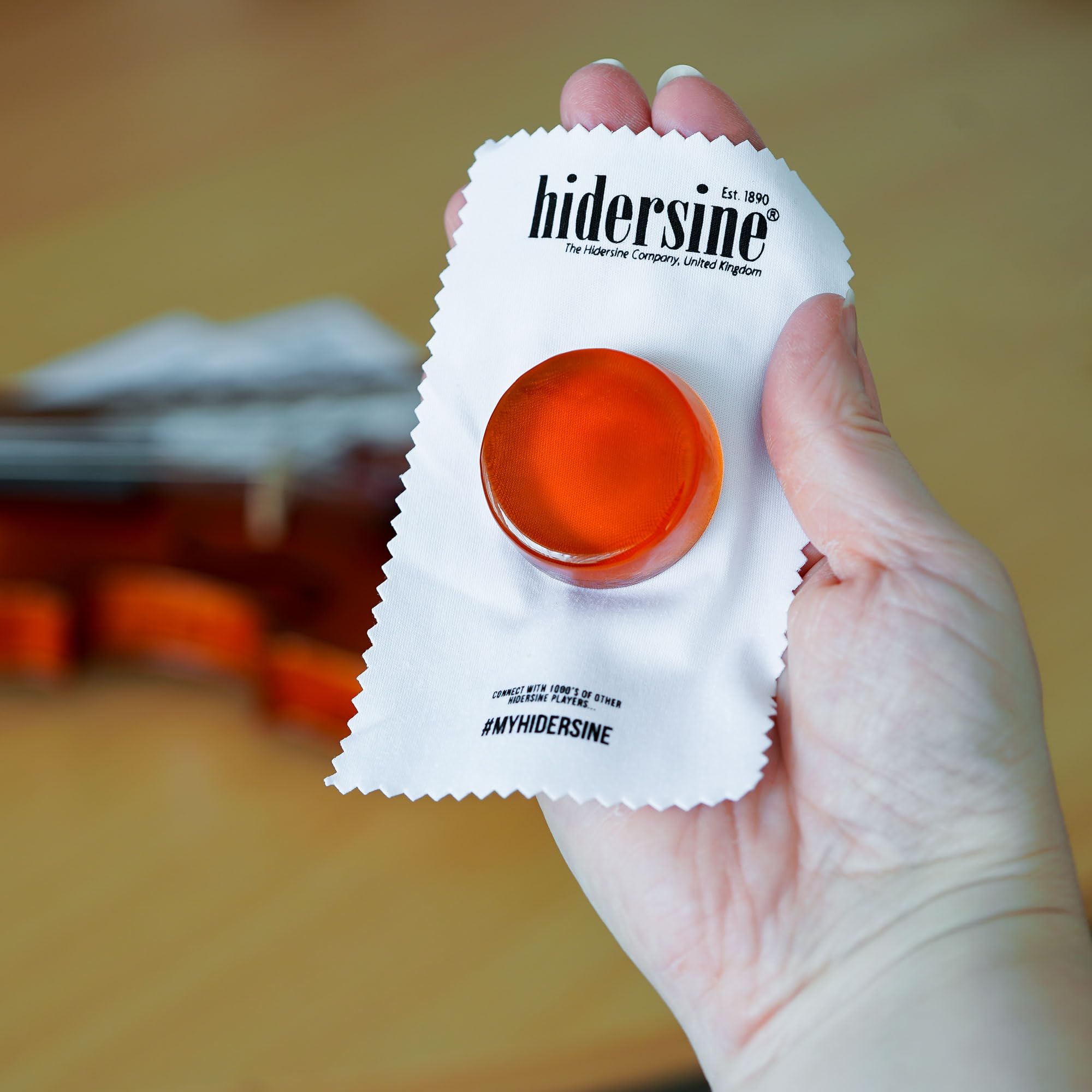 Hidersine 3VS Series Premium Violin Rosin. Slim Pack for easy transport and storage. Resin for Violin bows. Handmade in the UK - Image 2
