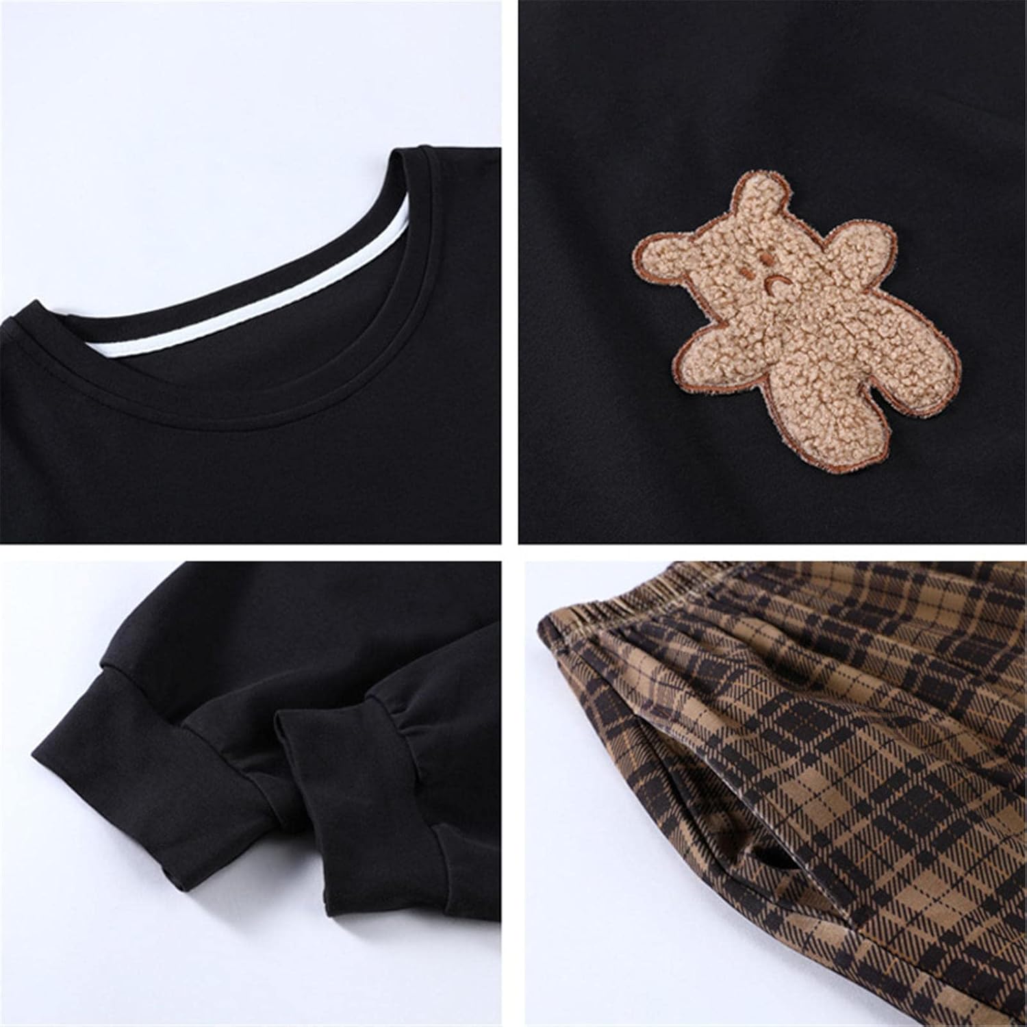 [通用] ペア パジャマ 春秋 パジャマ お揃い 長袖 綿100 パジャマ レディース ルームウェア 部屋着 長袖 パジャマ メンズ 上下セット 大きい パジャマ ペアルック 男女セット 寝間着 ペア パジャマ 綿100 チェック柄 人気