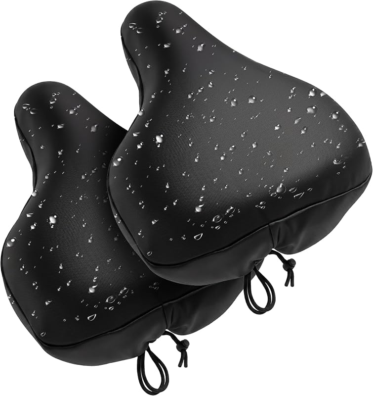 2 Pack Bike Seat Cover, Bike Seat Cover Waterproof for Protection | Washable Universal Fit for City & Casual Bikes