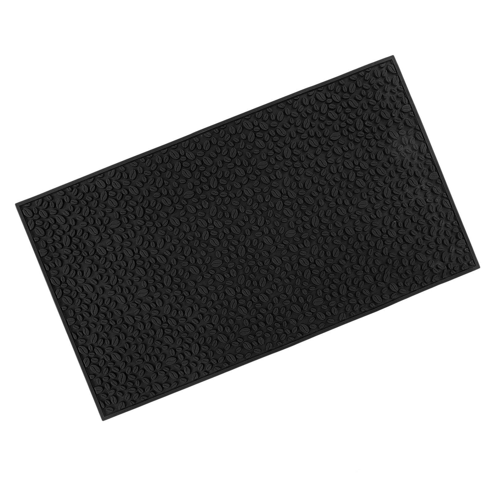 Cryfokt Alfombrilla Antideslizante para Barra de 27,6 X 15,7 Pulgadas, a Prueba de Calor, Apta para Lavavajillas, Alfombrilla de PVC para Barra de café, Recogedor de Derrames Inodoro para Cafetería,