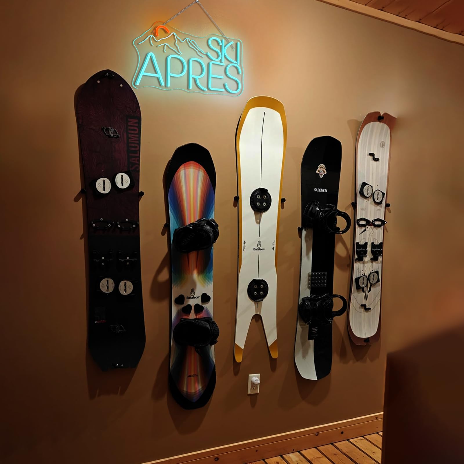 ineonlife Ski Apres Neon Light Sign,Skiing Afterwards Neon Sign for Wall Led Signs Suitable for Ski Shops,Ski Theme Resorts,Ski Events,Parties,Bedroom,Home Decor,Gifts - Image 3