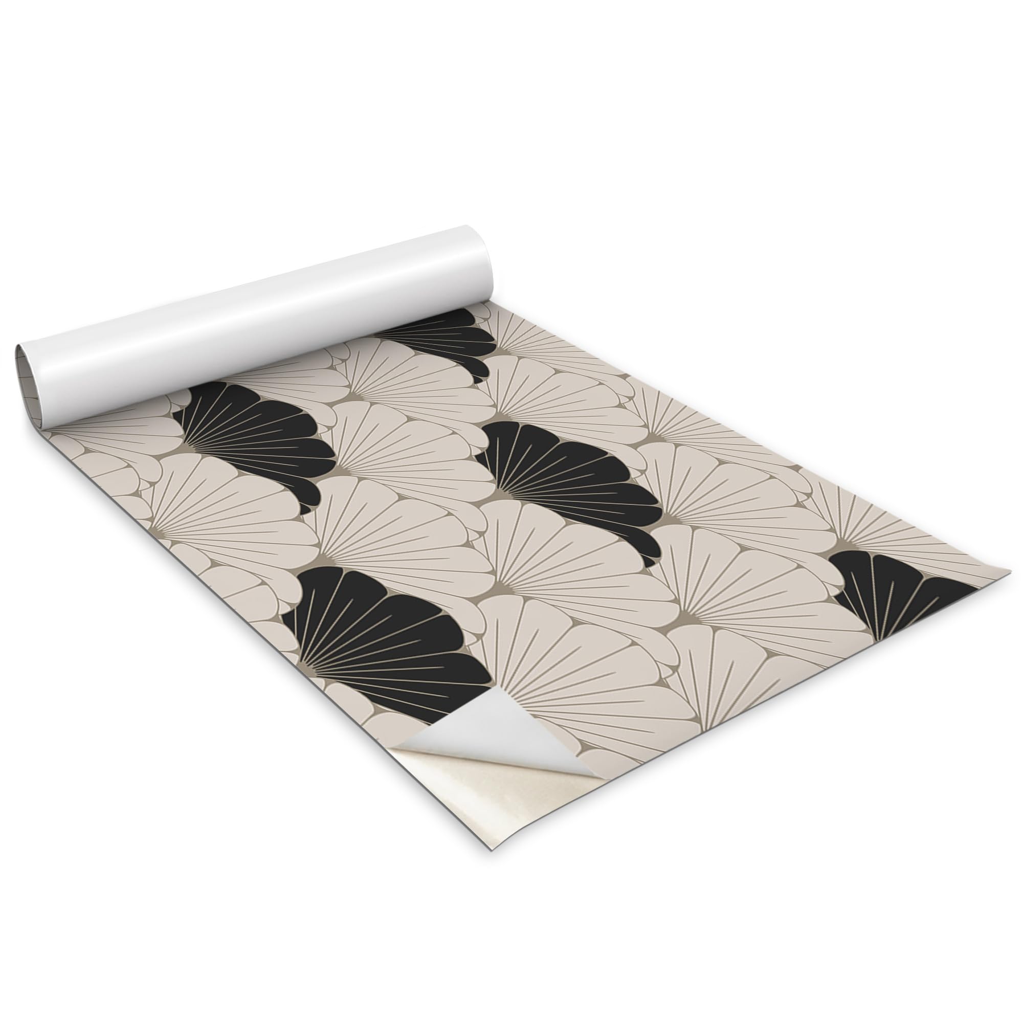 Papel pintado para muebles autoadhesivo de hojas 100x50 cocina y dormitorio