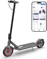 Vista 9 de Patinete eléctrico para adultos, potente patinete E de 350 W, patinete de velocidad máxima 19 mph y rango de 15-19 millas, patinete plegable