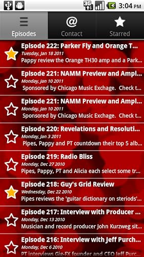 Six String Bliss Podcast App – vue 4