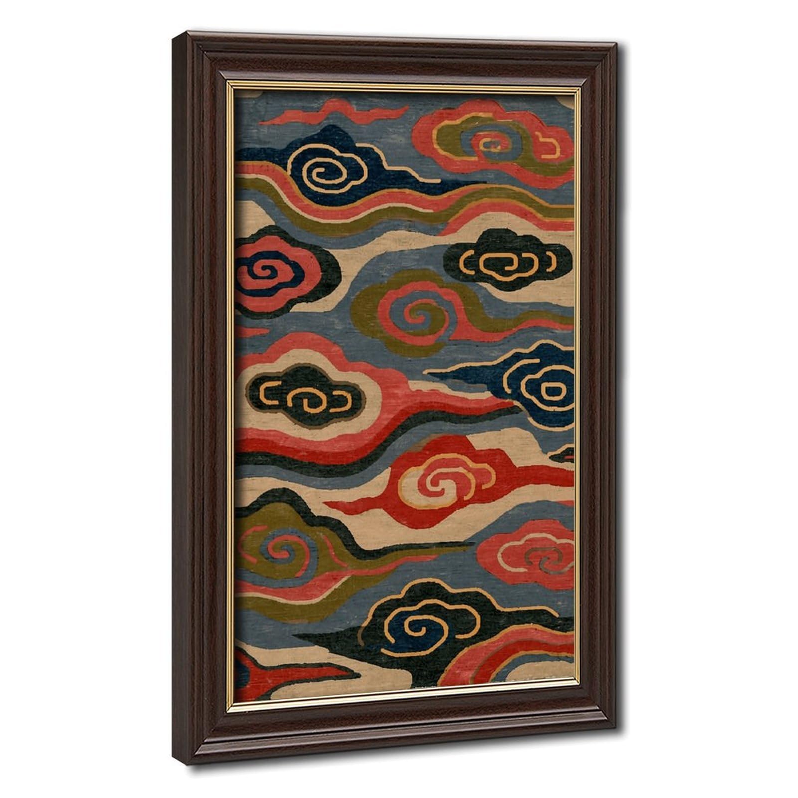 AYINUER Traditional Chinese Auspicious Cloud Pattern Poster Canvas Poster