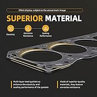 Vista 6 de Juego de juntas de culata del motor con pernos de culata compatible con Chevy Cruze Sonic (2011-2017) compatible con Cruze Limited (2016) 1.8L L4