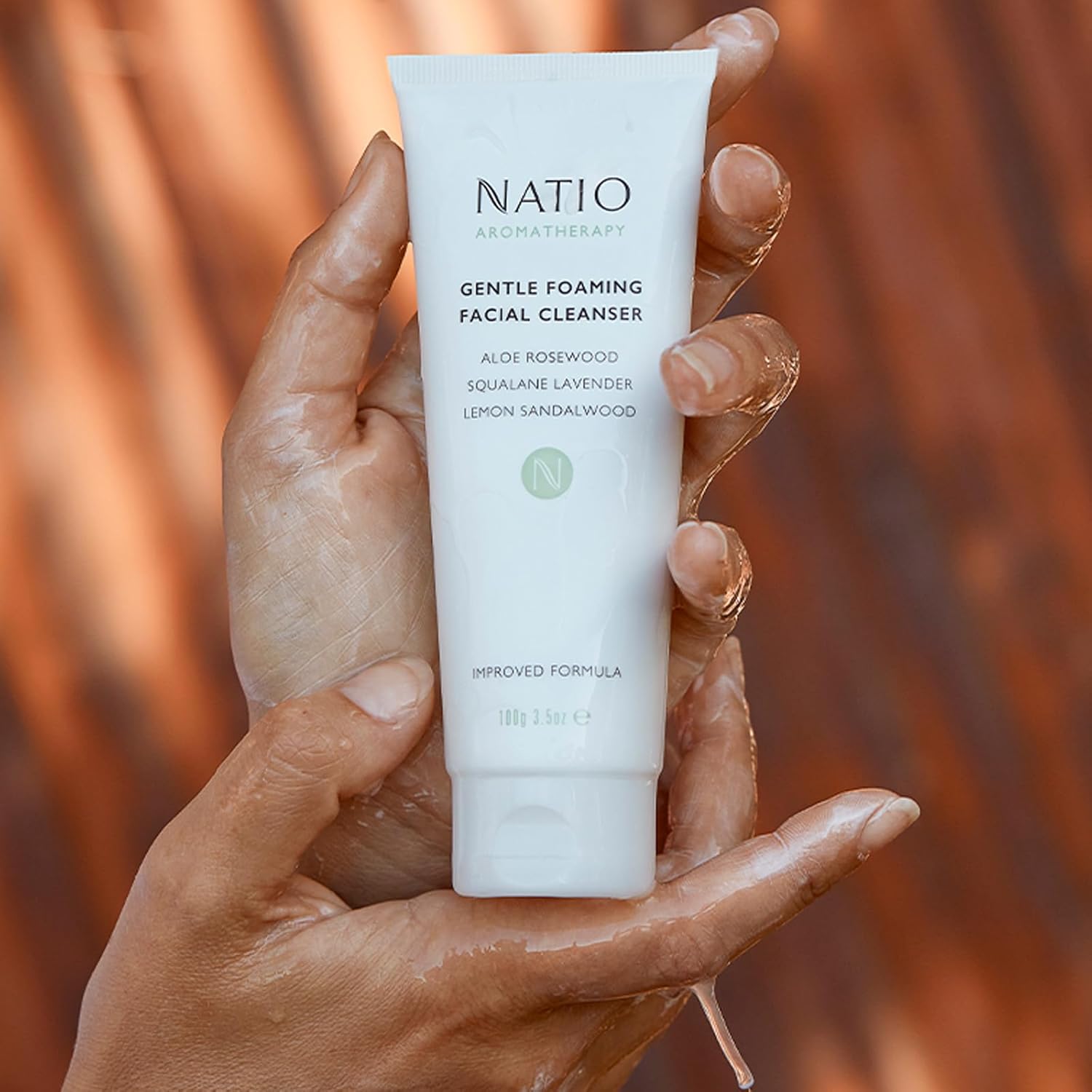 Natio Australia Aromatherapy Gentle Foaming Facial Cleanser, 3.5 oz - Face Cleanser with Aloe Vera - Face Wash for Moisture Balance for All Skin Types - Image 6
