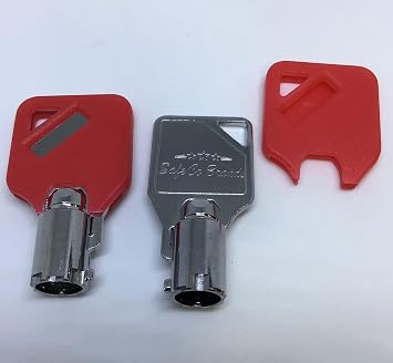 SafeCo Brands FEO-K1 Elevator Key Fire Service Red Keys 2-Red Keys