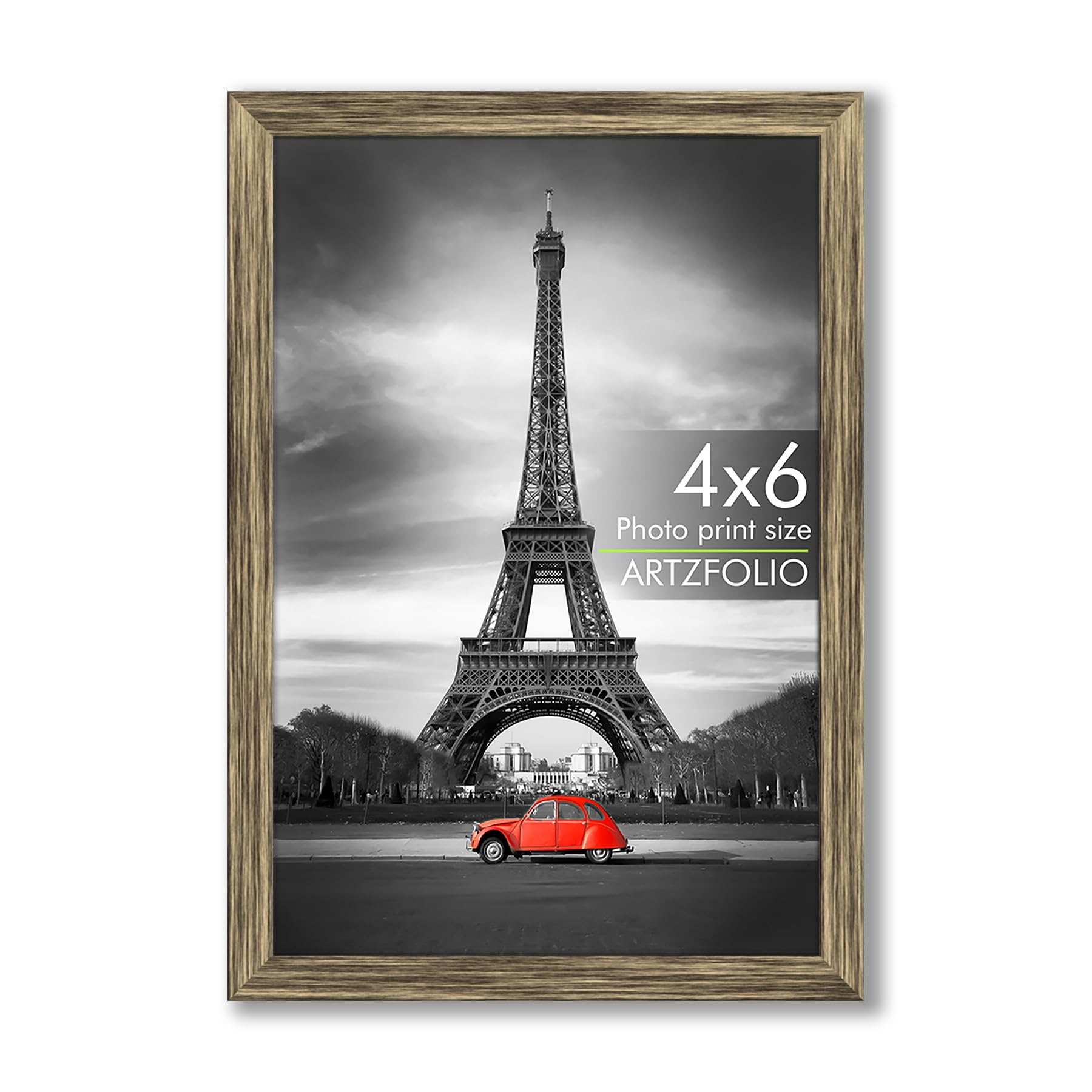 ArtzFolio Wall & Table Photo Frame D552 | Wall Photo Frame Collage for Living Room | Picture Frames Bedroom, Home & Office Decoration | Antique Golden | 4x6 inch (10x15 cms)