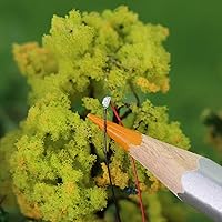 Vista 13 de Evemodel L0402B 20pcs pre-cableado SMD LED 0402 Bule Diodo emisor de luz 12V pre-soldado Micro Litz cable cable longitud 7.8 pulgadas (7.9 in)