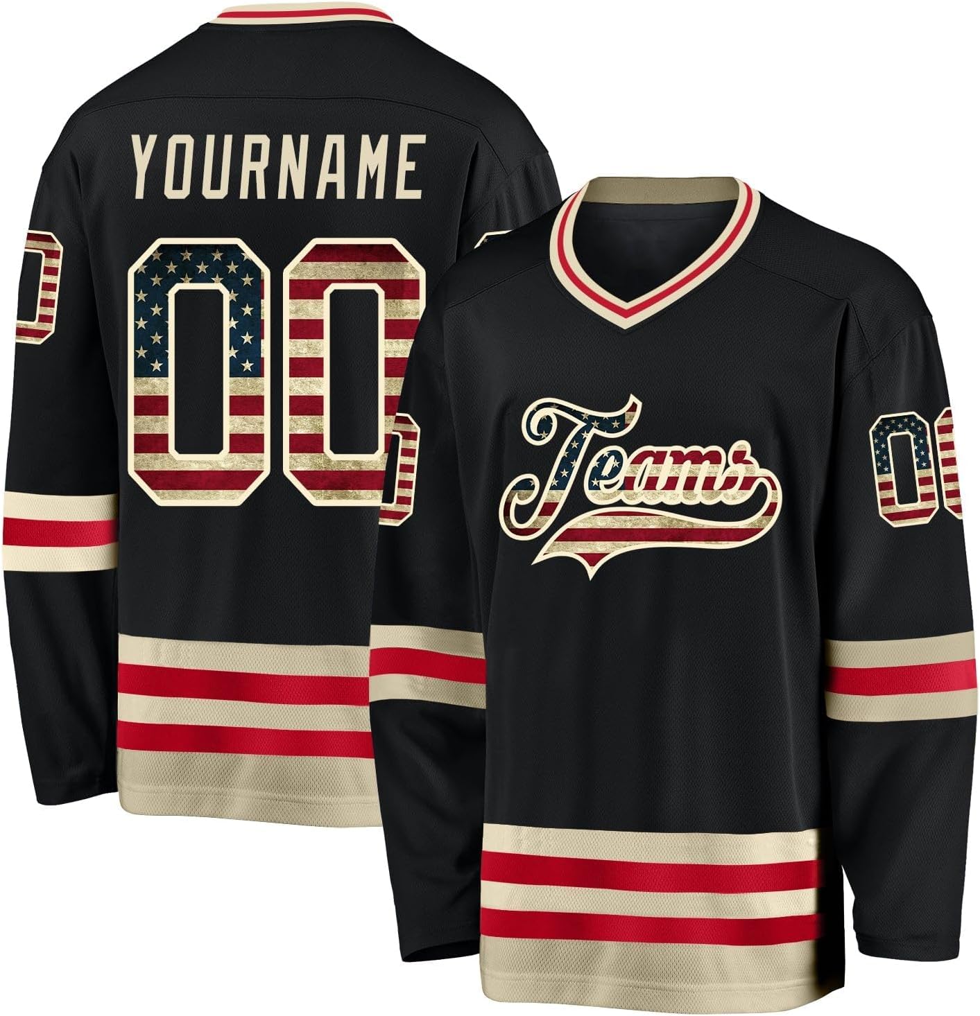 Custom Hockey Jersey Stitched Printed Personalized Name Number Logo Sports Practice Jersey Shirt