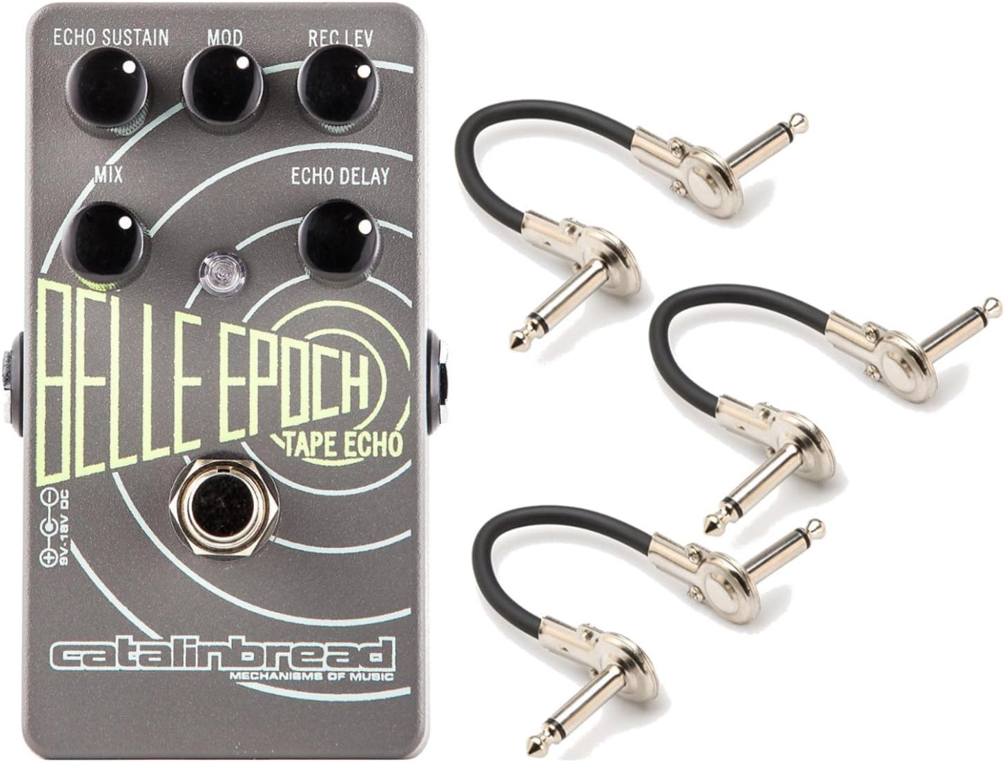 Catalinbread Belle Epoch EP3 Tape Echo Voiced Delay Pedal w/ 3 Cables