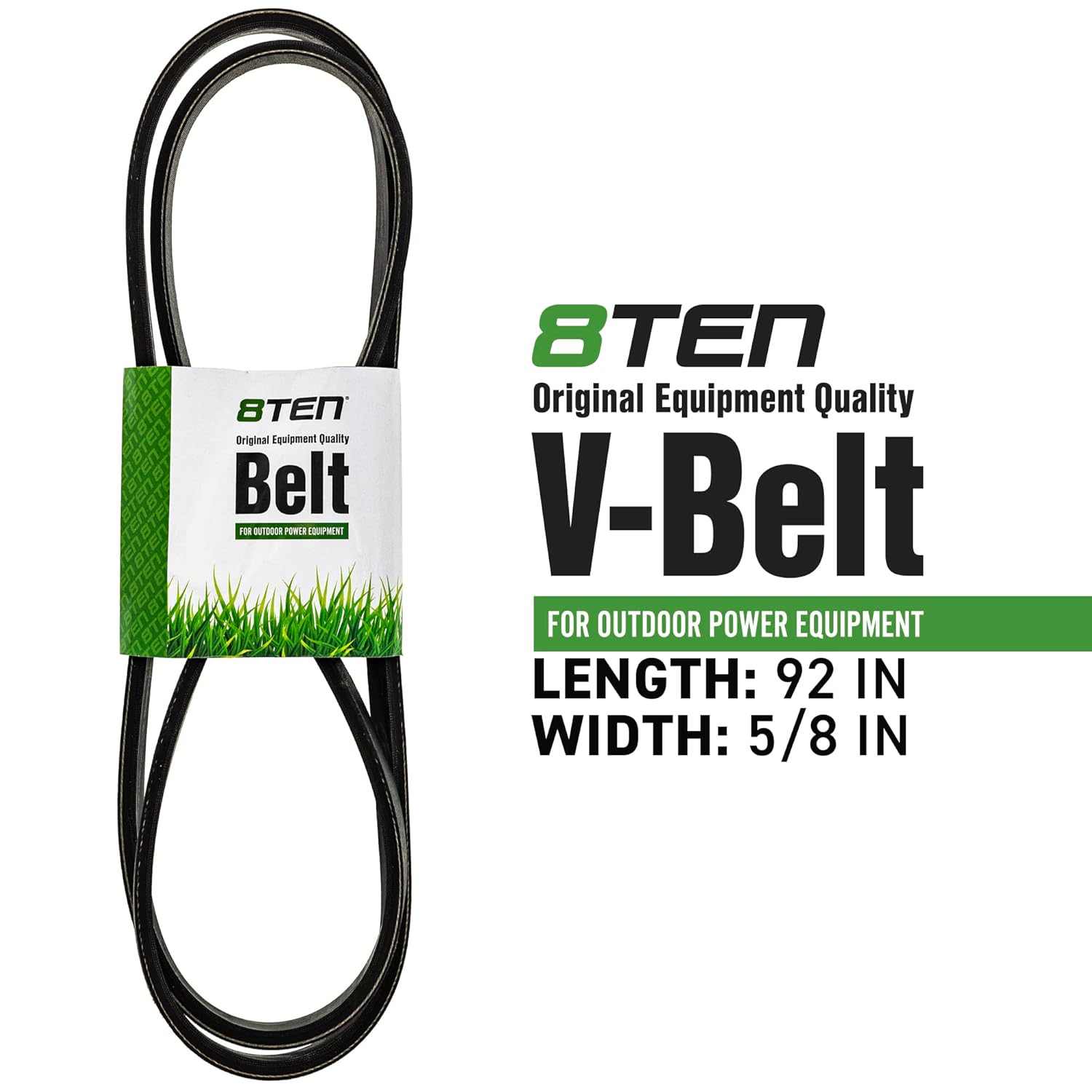 8TEN Raw Edge Drive Belt for Ariens Gravely 07237000 PM300 5/8" x 92"