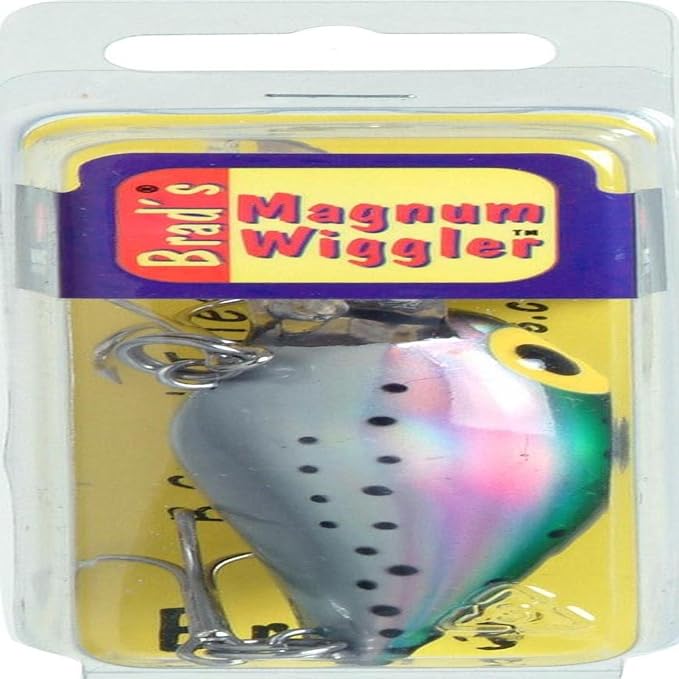 Brad's Killer Fishing Gear Wiggler (arcoíris laser, 9,5 cm) Amazon