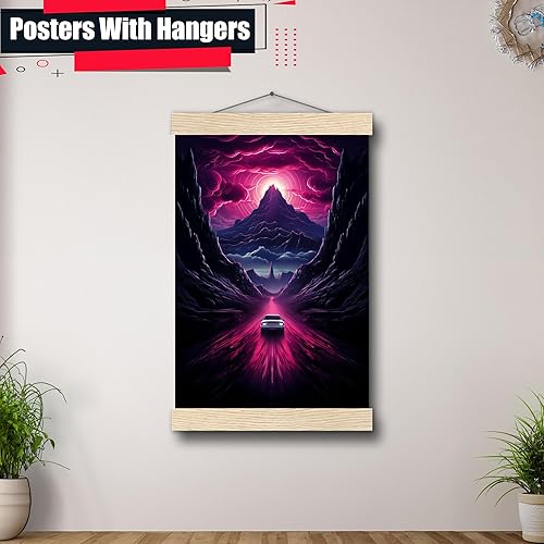 Miniatura 5 de Unique Synthwave Style Retro Art, 80s style art, framed poster print, guest room art, cool living room art, Large Wall Art, Decor poster