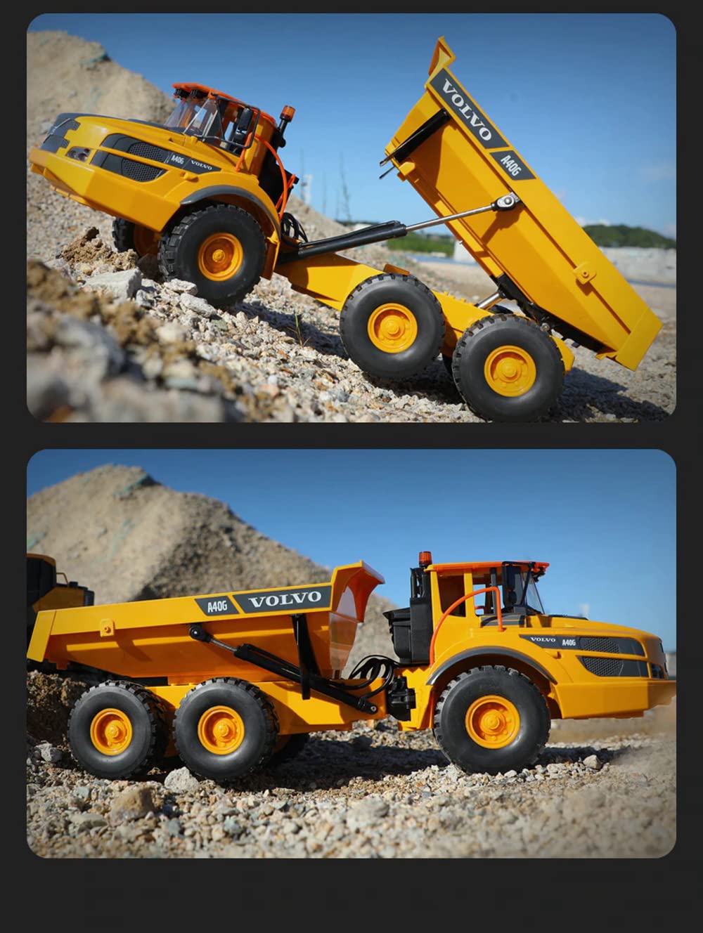 MODELTRONIC Double Eagle E591 RC Truck with Dump Truck Genuine