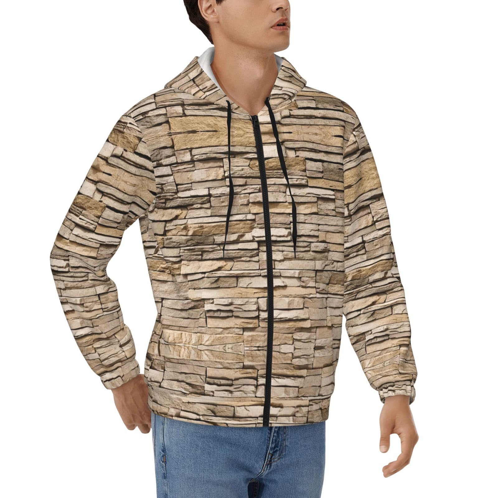 Sweat à capuche zippé Rustic Rocks pour vos sorties décontractées - 8