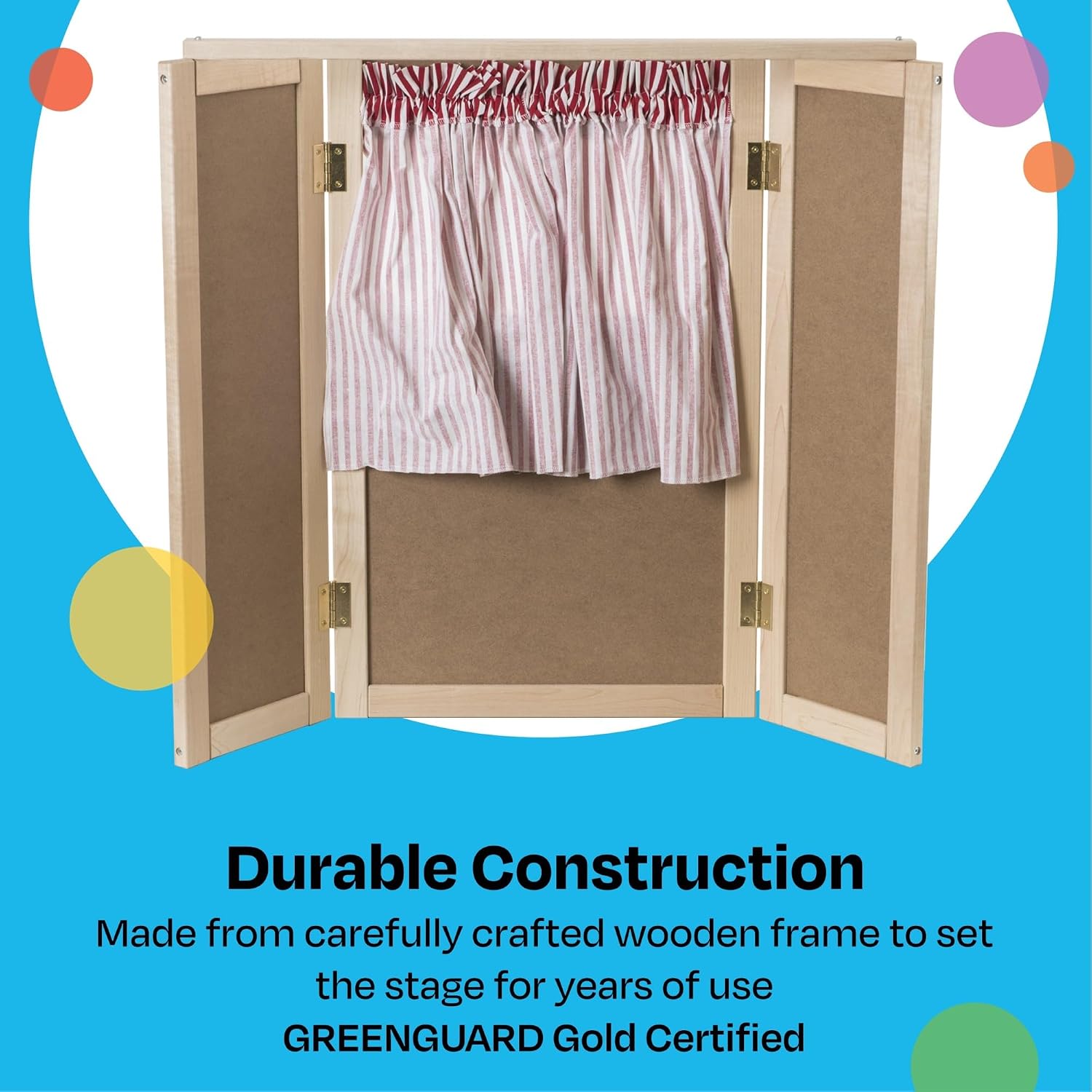 Childcraft Dry-Erase Tabletop Puppet Theatre, 30-3/4 x 7-3/4 x 29 Inches
