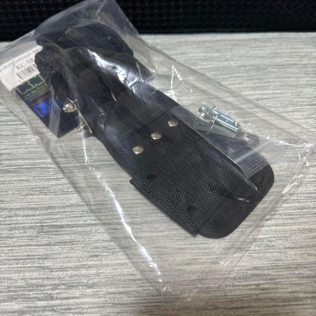 Knicks ニックス黒タグKC-SCチェーンタイプカラビナホルダー