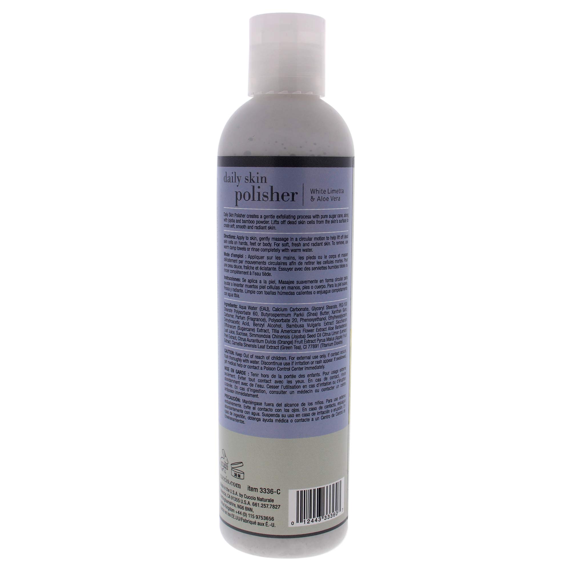 White Limetta & Aloe Vera Skin Polish 237ml (8oz), 236.59 ml (Pack of 1) - Image 2
