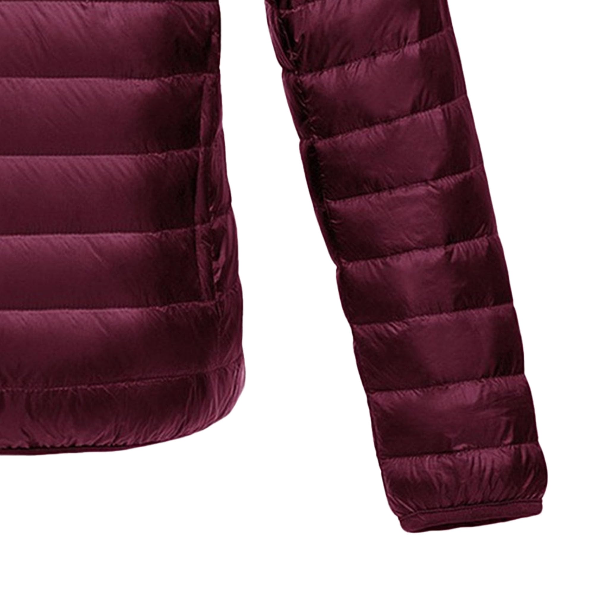 Doudoune légère et pliable pour homme - Chaude, isolée et rembourrée à bulles - Veste d'hiver pour homme
