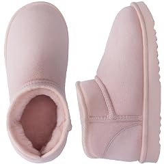 Wishcotton Womens Cozy Short Bootie Slippers Winter Warm Hard Bottom House Shoes with Fuzzy Lining for Indoor Outdoor