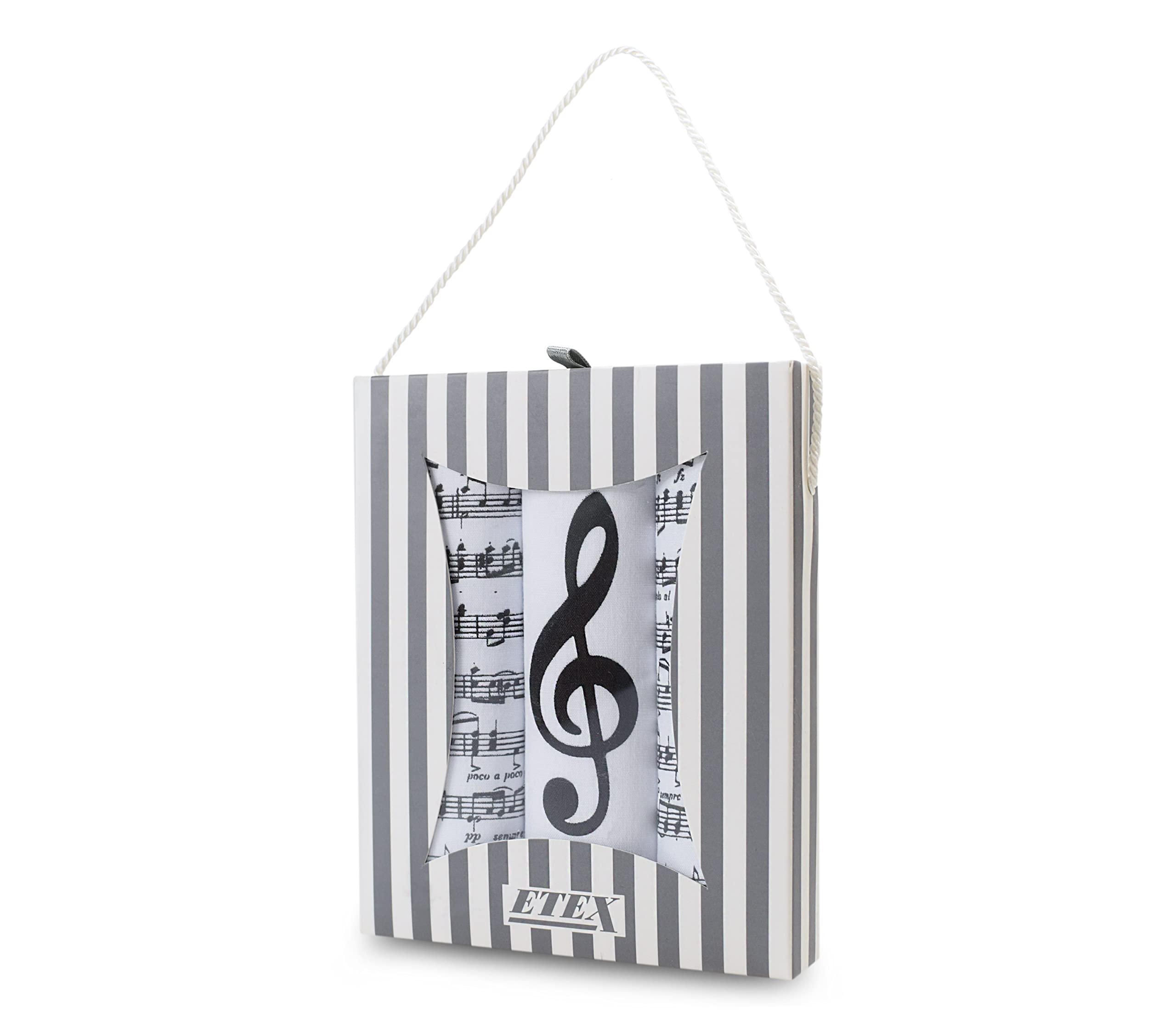 ETEXWomen's Music Print Handkerchiefs (Pack of 3 in a gift box) - L59A