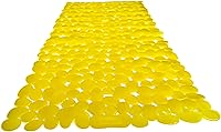 Vista 39 de Pebbles" Alfombra antideslizante para bañera y ducha de 27 x 14 pulgadas, ovalada, no tóxica, segura, limpia, lavable a máquina, agarre y drenaje