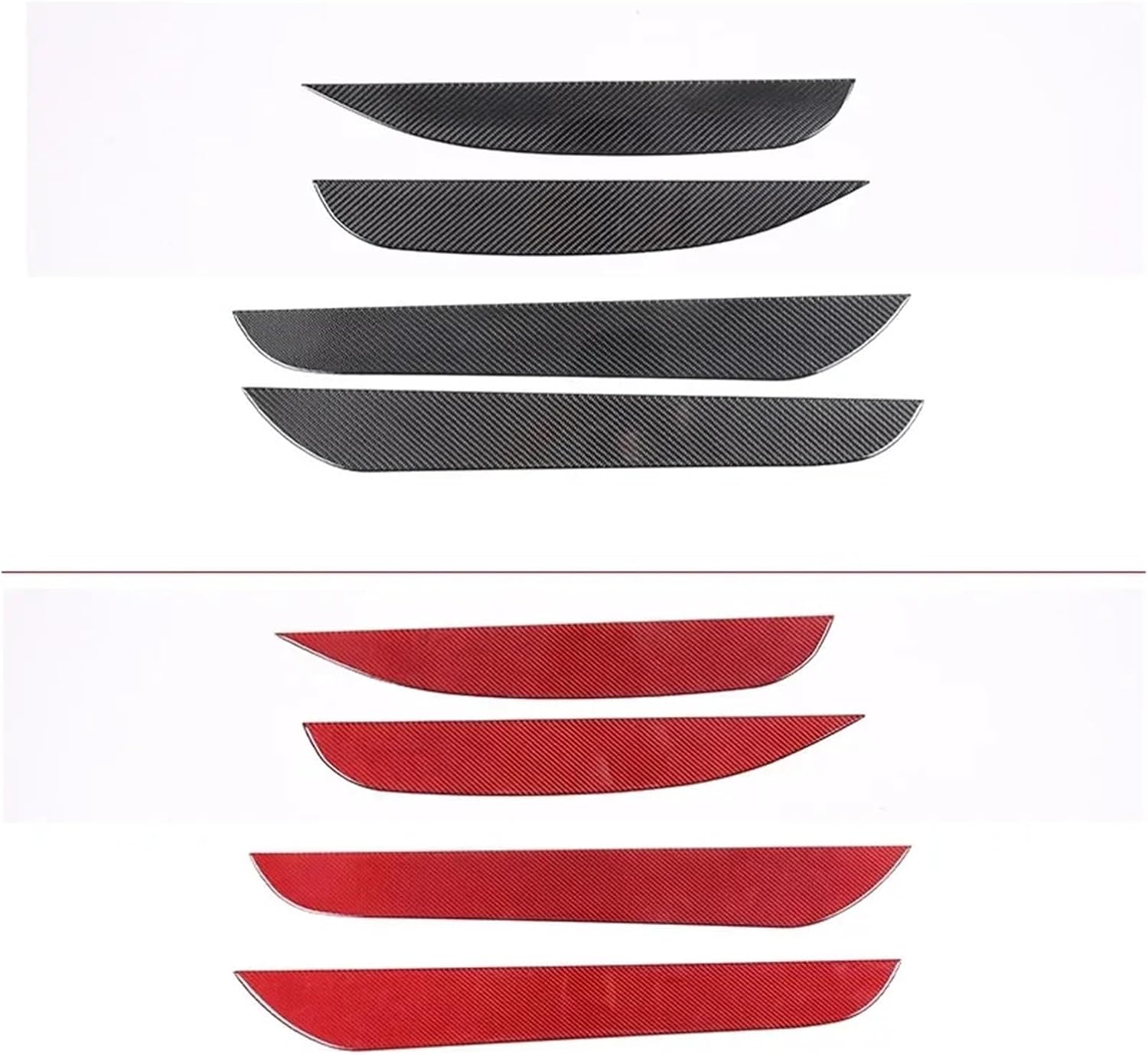 Compatible with X1 IX1 U10 U11 2023-2024 Carbon Fiber Car Door Kick Panel Sticker Decoration Car Interior Accessories(White)