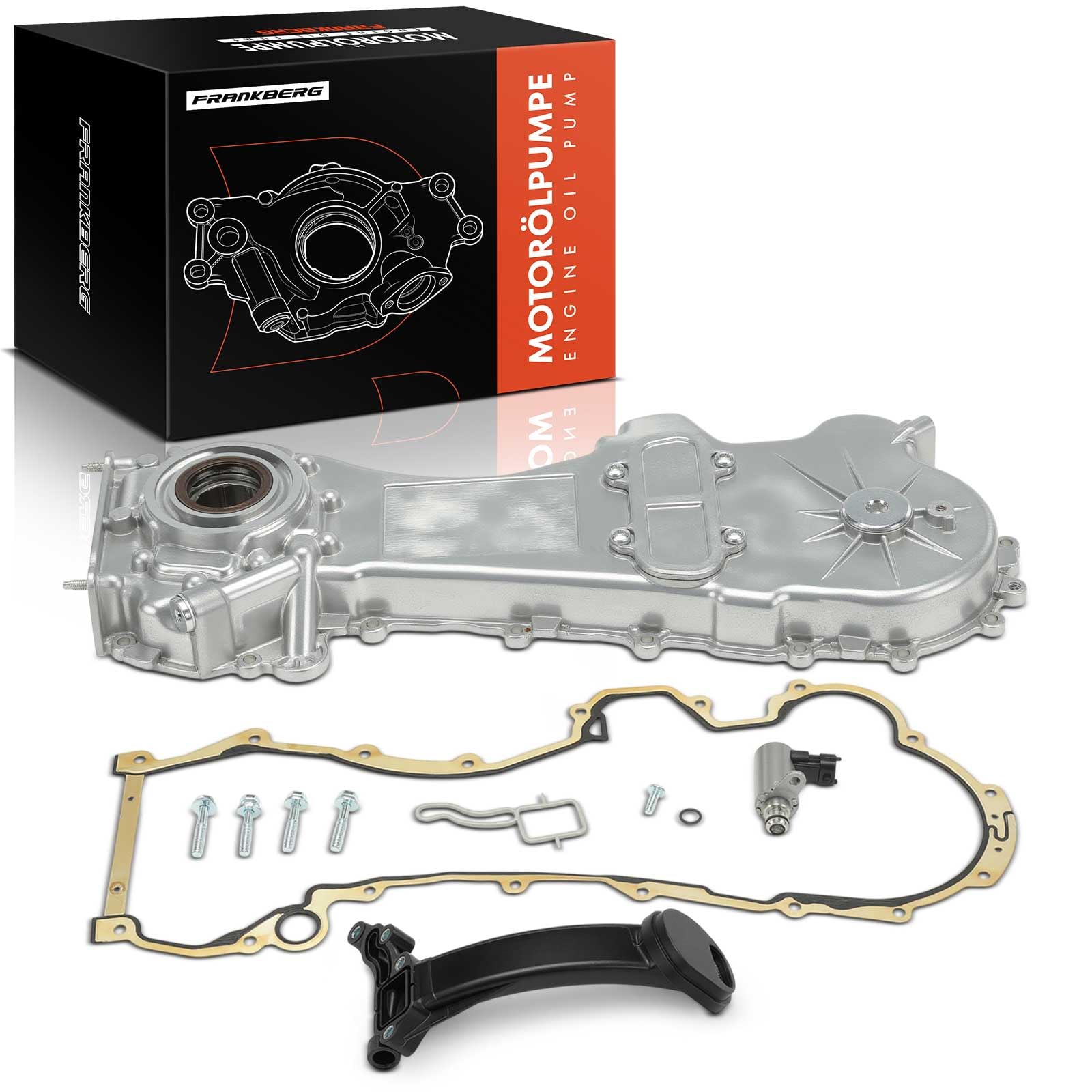 Frankberg Pompa dell'olio Olio Diesel 55268633 55233278 | Compatibile con: 500 312, Qubo 225, Idea 350, Bipper AA, Mito 955, Punto Box/Hatchback 199, Bipper Tepee, Ypsilon 312