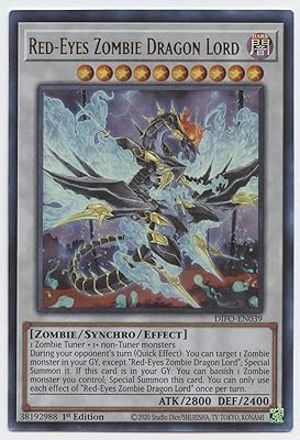 Red-Eyes Zombie Dragon Lord - DIFO-EN039 - Ultra Rare - 1st Edition