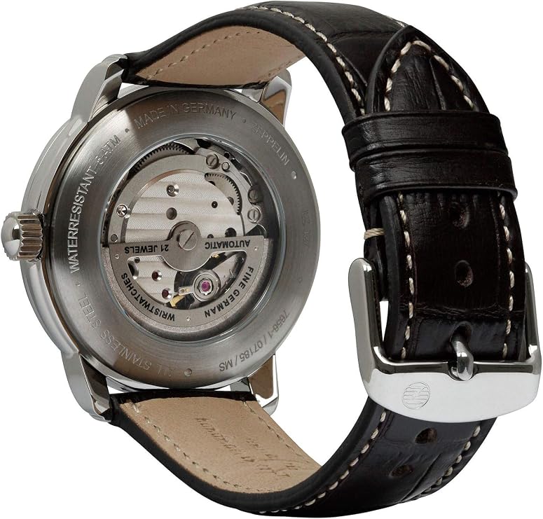 Zeppelin Men's Watch 76561 with Automatic White Dial