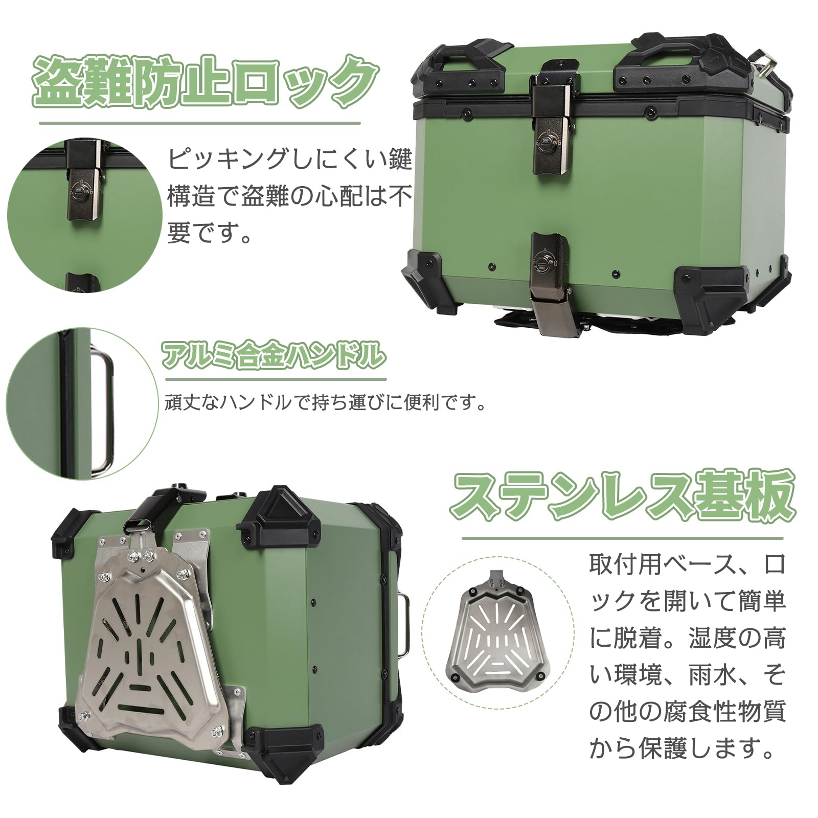 ハンターカブなどBKトランクボックス