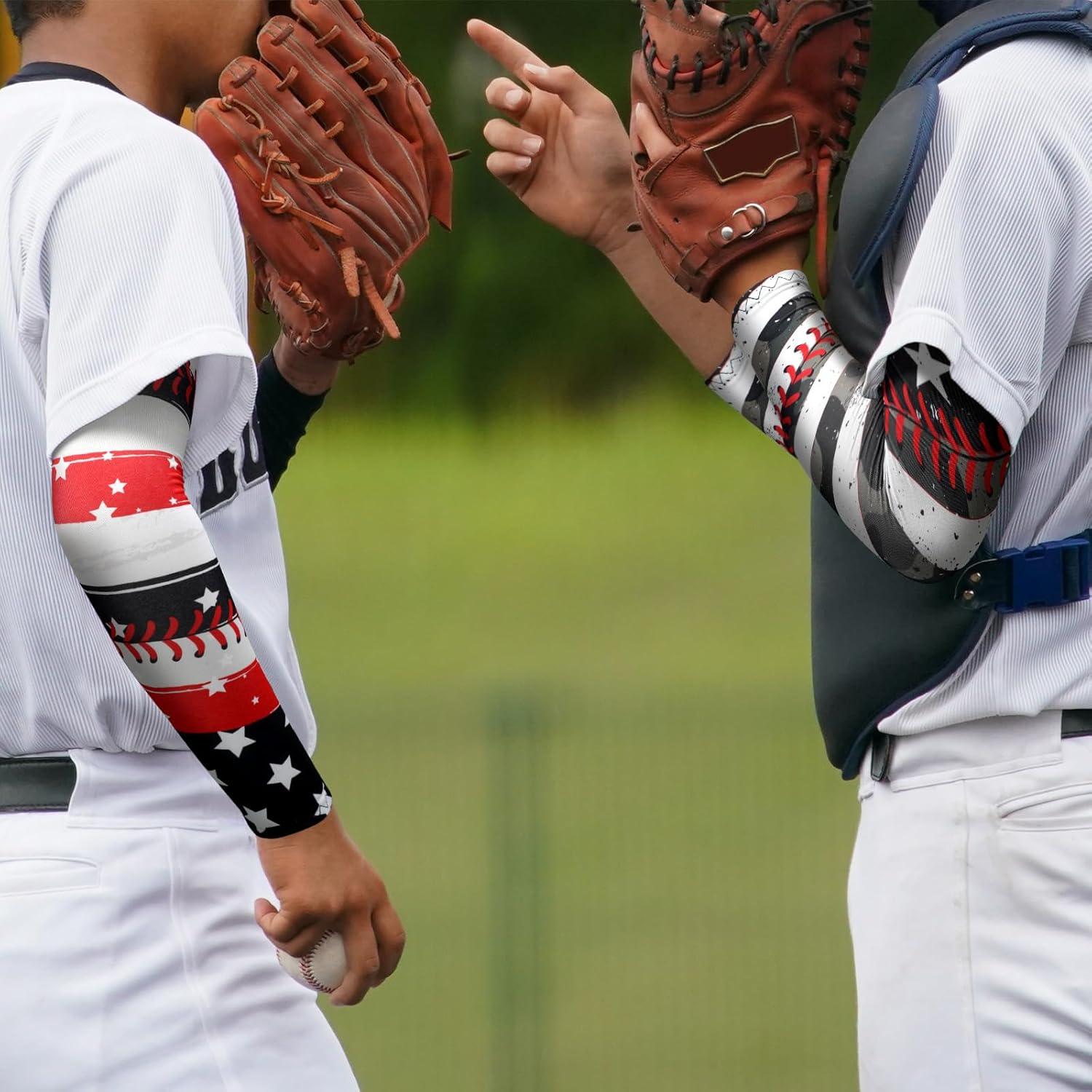 12 Pairs Baseball Arm Sleeve Youth Sports Elbow Compression Basketball Shooter Sleeves Sun Protection Anti Slip