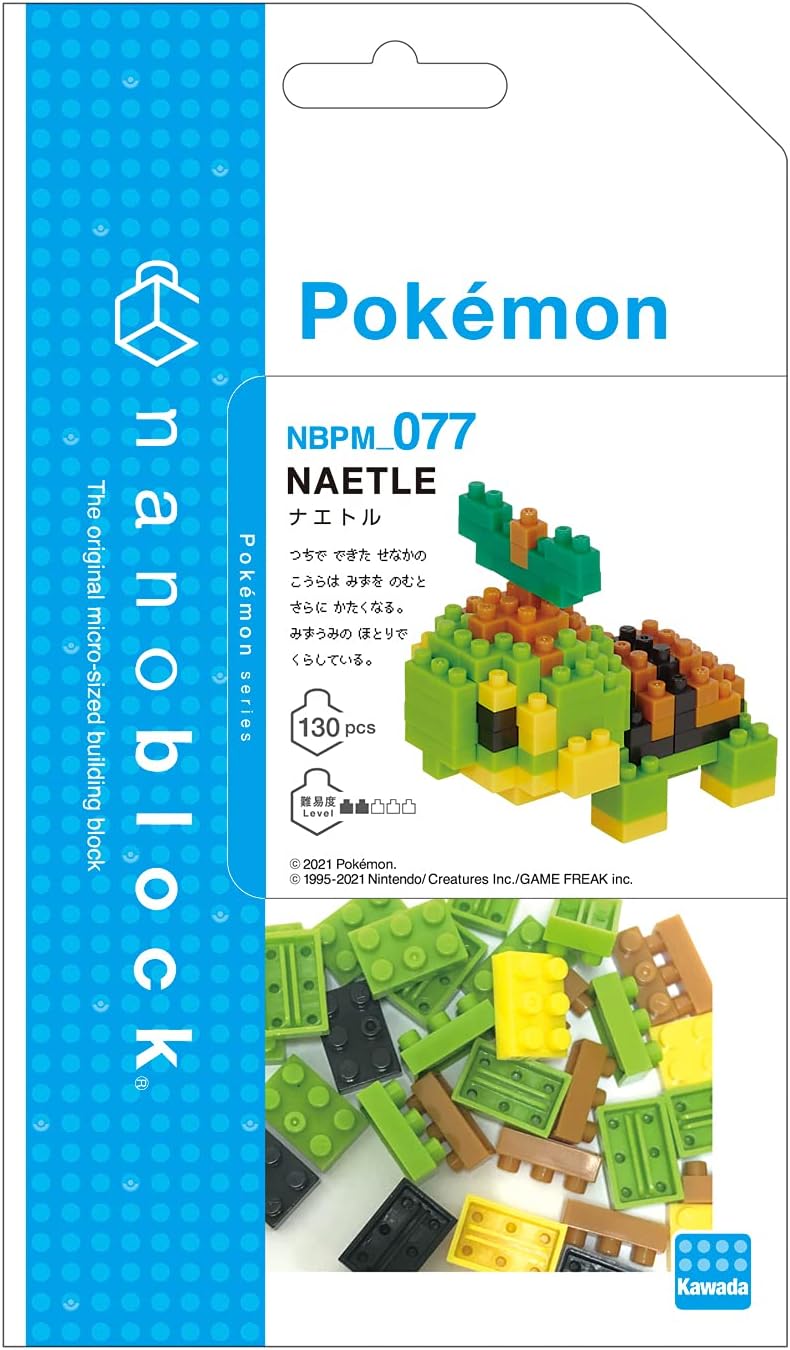 nanoblock - Pokémon - Turtwig, Pokémon Series Building Kit
