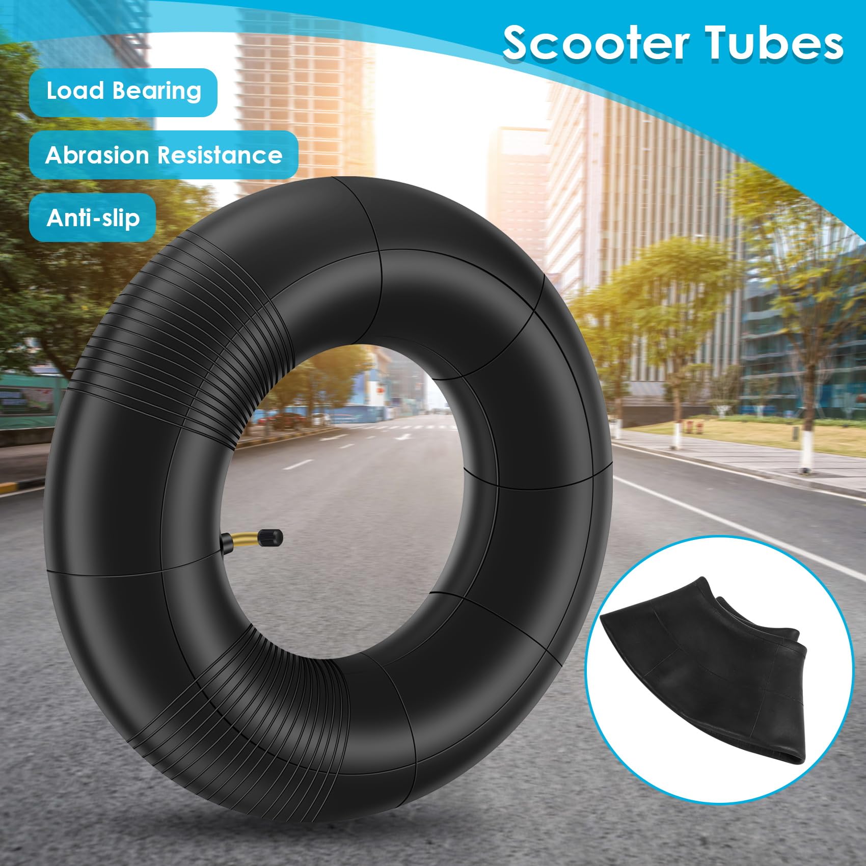 2 x Reifen 5.00-6 13X5.00-6 145/70-6 Reifen Innerer Rasen MäHer Lastung Rasentraktor Aufsitzmäher Traktor Dirt Bike ATV Mäher Hand Truck