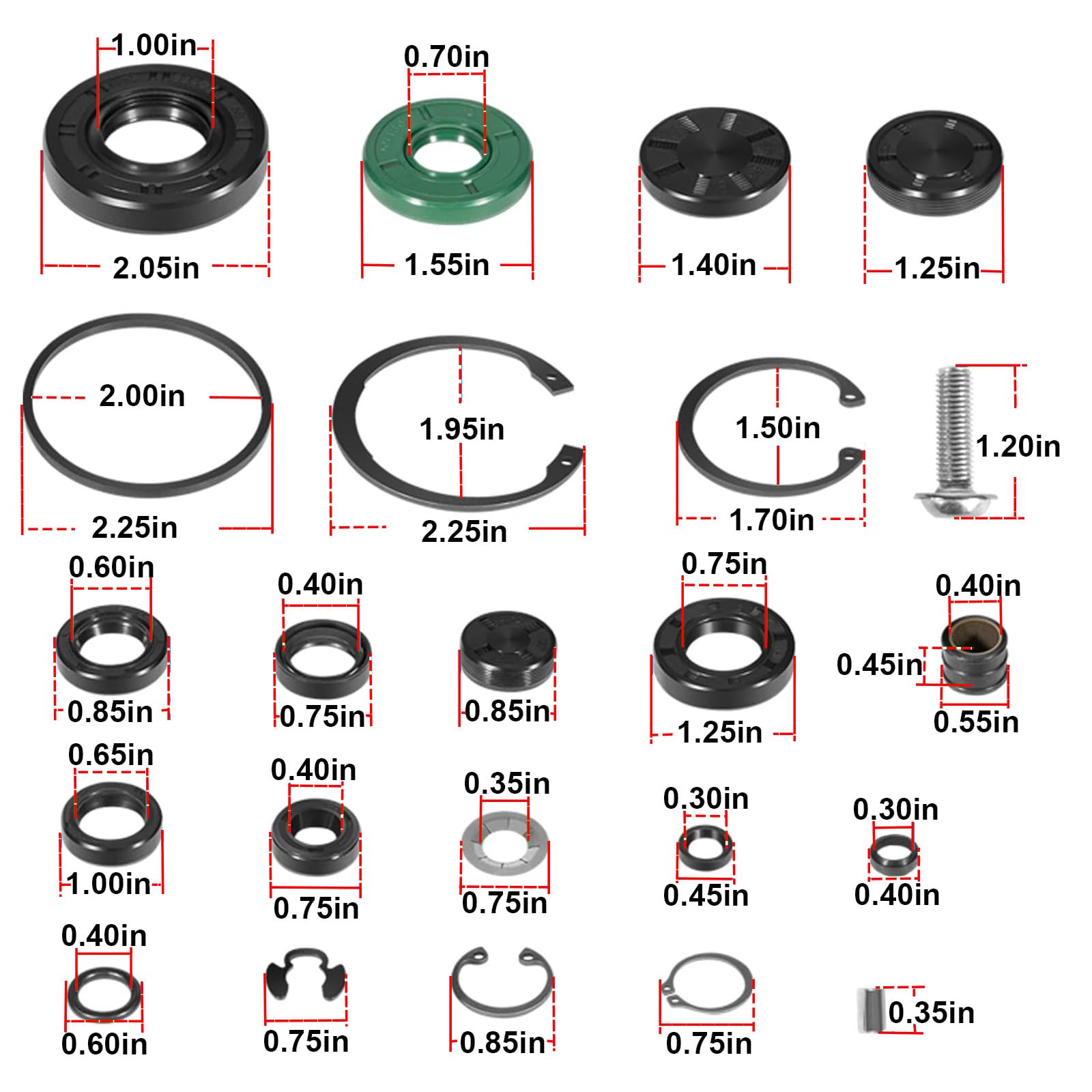 Amazon.com: 72994 Transmission Seal Kit Hydraulic pump seals Fit