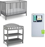 Vista 10 de Delta Children Heartland - Cuna convertible 4 en 1 - Certificado Greenguard Gold, Bianca White