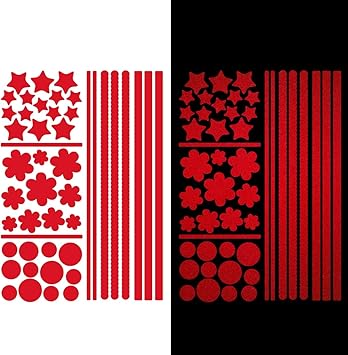 Motoking Felgenrandaufkleber 360° GLÄNZEND - Für 19-23 Zoll Felgen