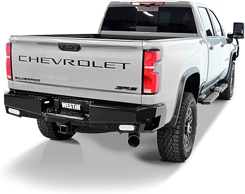 Miniatura 4 de Westin 58-341185 HDX Bandit parachoques trasero para Silverado Sierra 1500 2019-2024 (Exc 2019 LD Limited) 2020-2024 Silverado Sierra 2500 3500