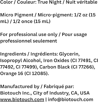 Biotouch - True Night Pigment 15mL Bottle