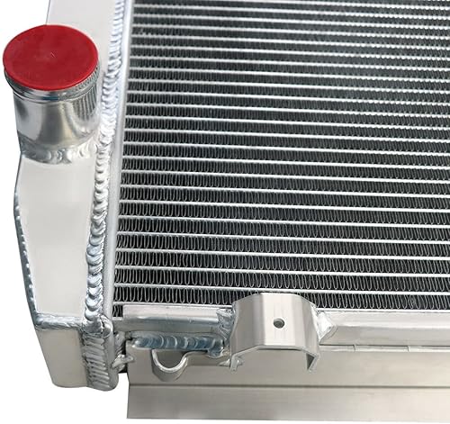 Miniatura 5 de RADREPLA Radiador para 74 Dodge CoronetMonaco 73-74 Dodge Charger y 74-75 Chrysler Newport y 74 Plymouth Satellite, 4 filas todos los radiadores de