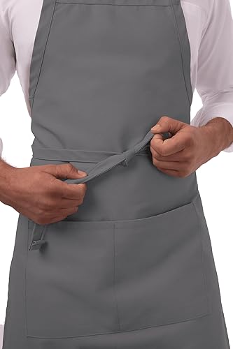 Miniatura 4 de Chef Works Unisex Butcher Apron 34-Inch Length by 24-Inch Width