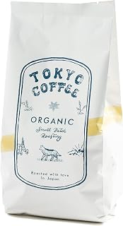 TOKYO COFFEE 東京コーヒー オリジナル オーガニック ブレンド 自家焙煎 有機JAS 珈琲豆 (豆のまま 400g)