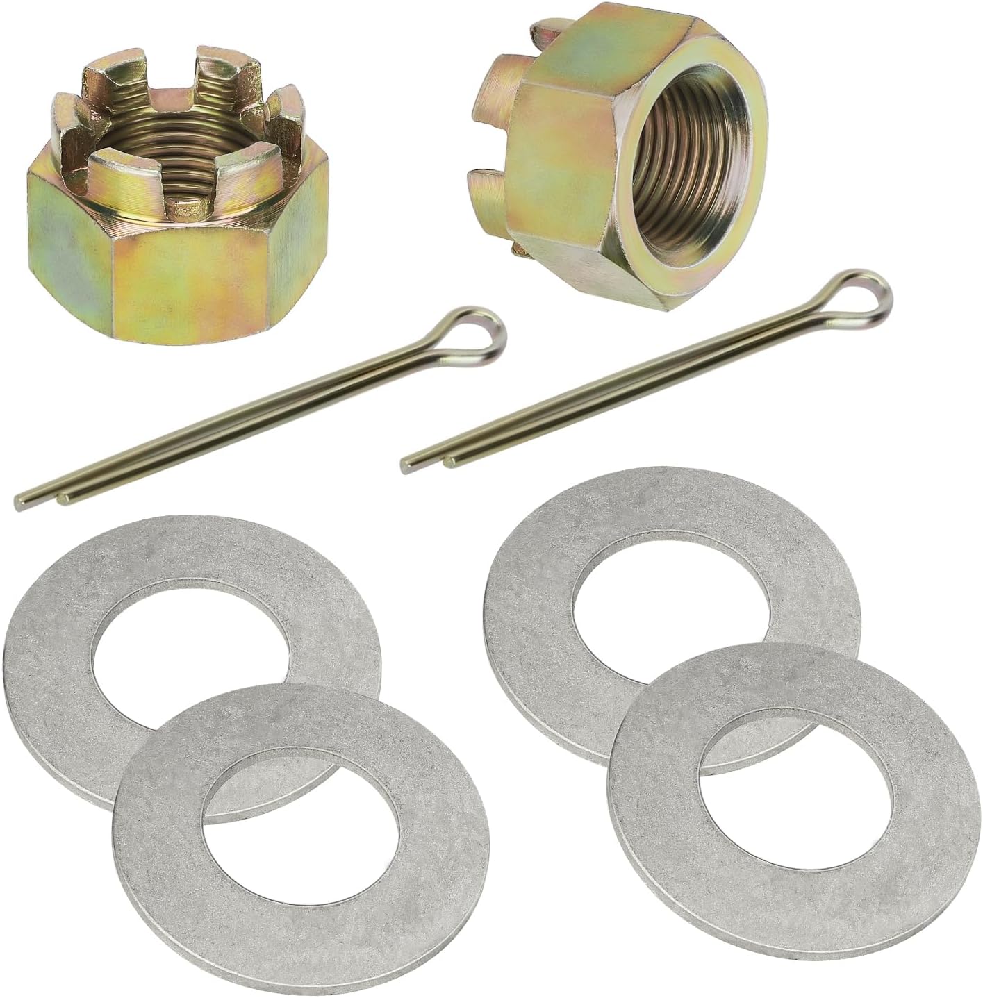 JAVIK 2 Pcs 7543005 Rear Axle Nuts Washer Kit for Polaris Sportsman 335/450/500/600/700/800 1996-2010 Sportsman 400 1993-2005 Ranger 425/500/700/TM 1998-2008 Magnum Scrambler Trail Blazer Trail Boss